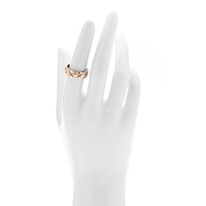 Chanel 18K Beige Gold Small Coco Crush Ring 53 6.5 2 of 6