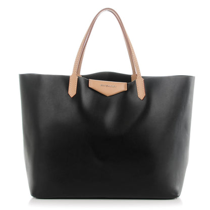 Givenchy Calfskin Large Antigona Tote Black Beige 1 of 8