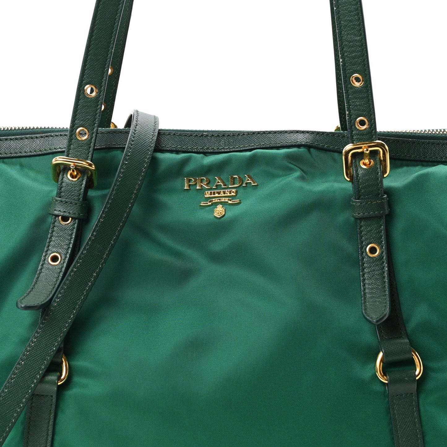 Tessuto Nylon Saffiano Tote Oleandro