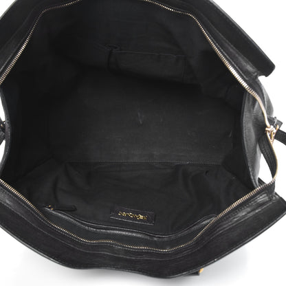 Saint Laurent Sheepskin Large Cabas ChYc Black 5 of 7