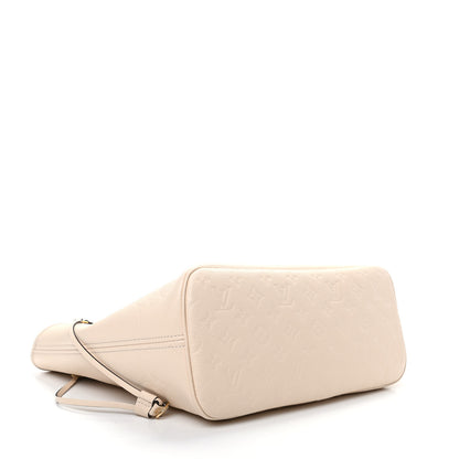 Louis Vuitton Empreinte Monogram Giant Neverfull MM Cream 4 of 8