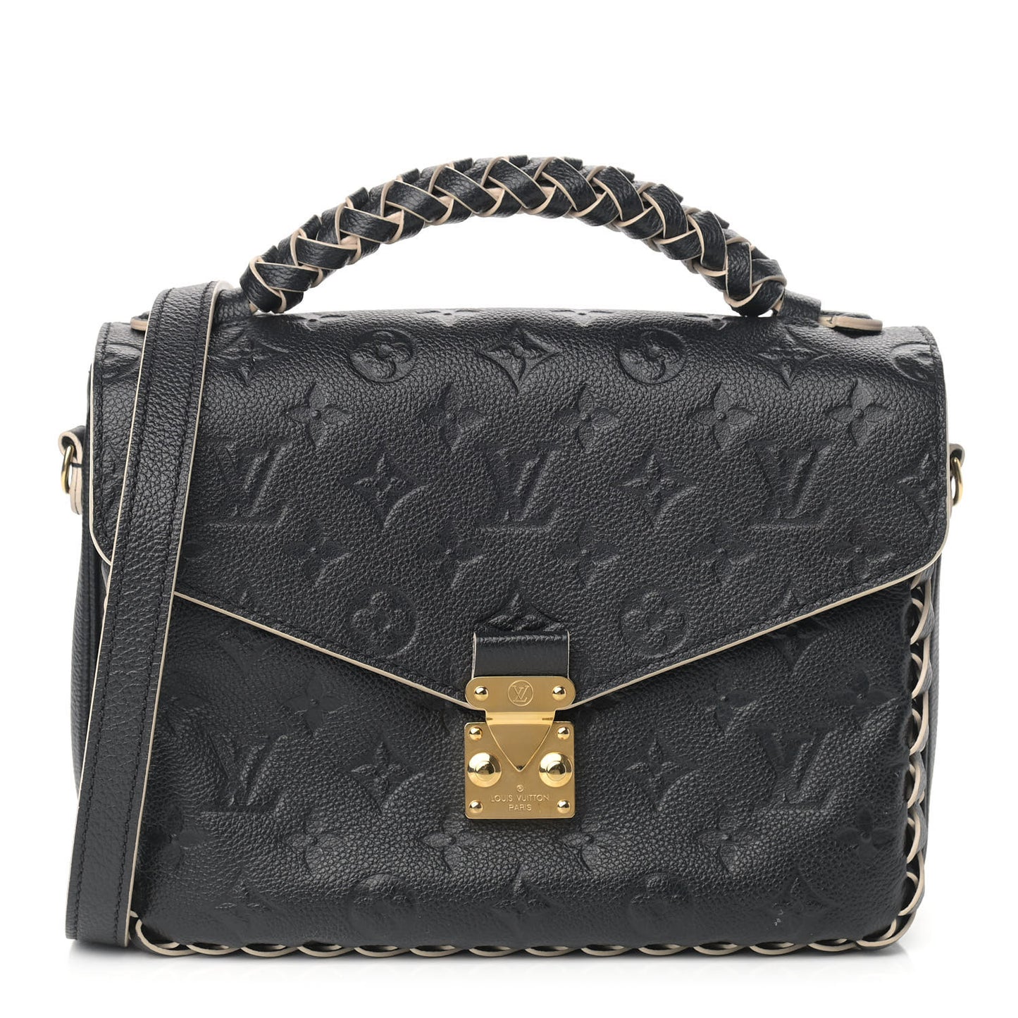 Empreinte Braided Pochette Metis Black