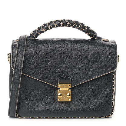 Louis Vuitton Empreinte Braided Pochette Metis Black 1 of 11