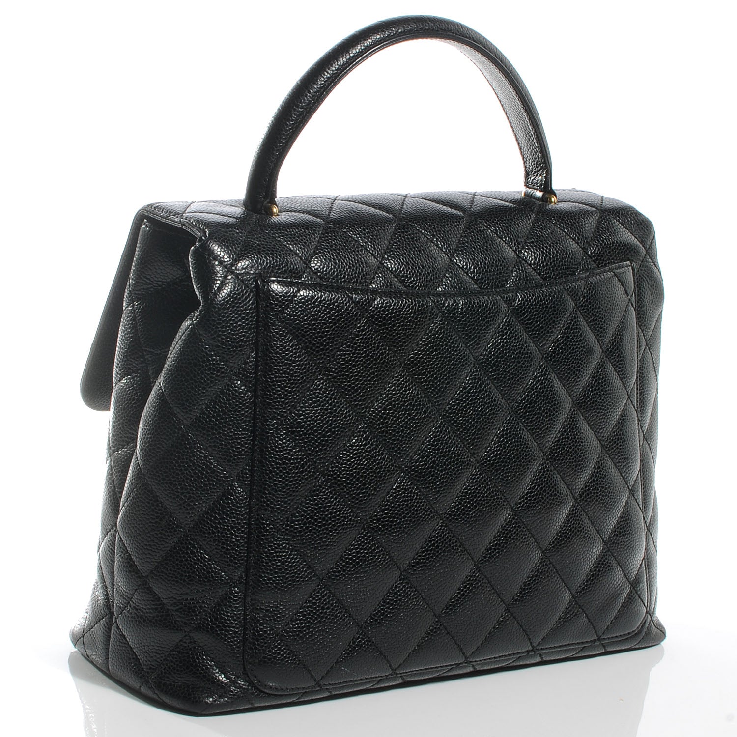 Chanel Caviar Kelly Jumbo Flap Bag Black 3 of 7