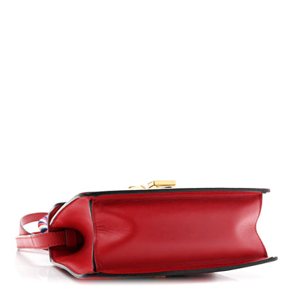 Gucci Calfskin Mini Sylvie Top Handle Bag Hibiscus Red 4 of 13