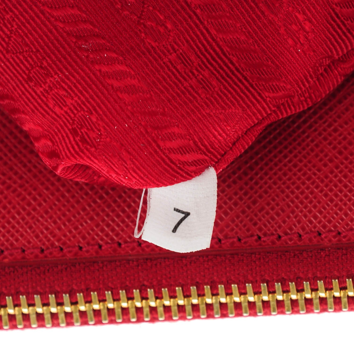 Prada Saffiano Large Galleria Double Zip Tote Fuoco 8 of 8