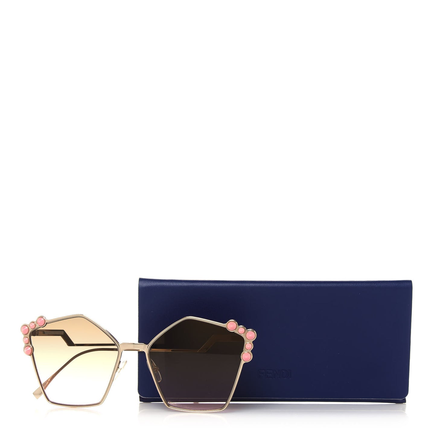 Geometric Dots Sunglasses FF 0261/S Gold