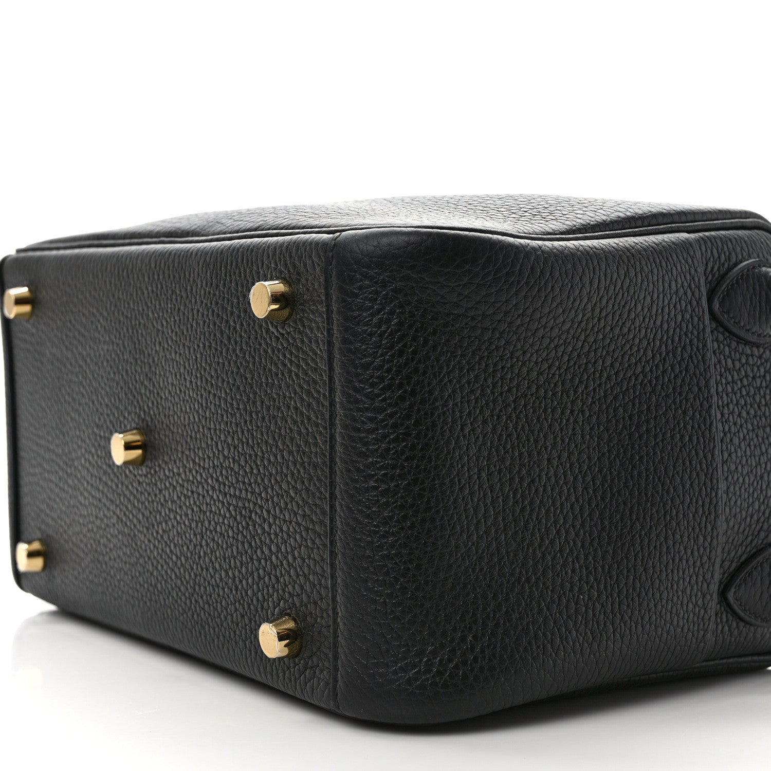 Hermes Taurillon Clemence Lindy 30 Black 8 of 10