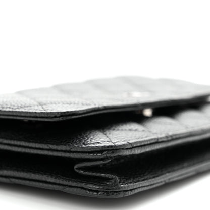 Chanel Caviar Quilted Wallet on Chain WOC Black 10 of 14