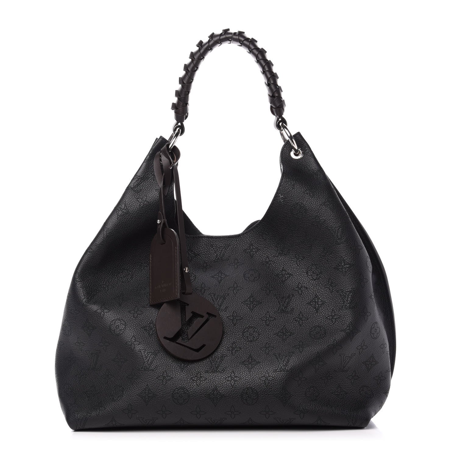 Louis Vuitton Mahina Carmel Hobo Black 1 of 9