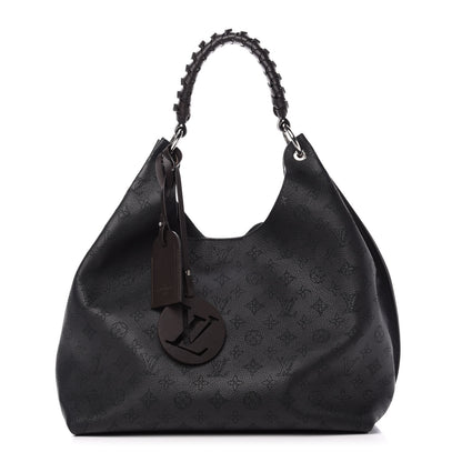 Louis Vuitton Mahina Carmel Hobo Black 1 of 9