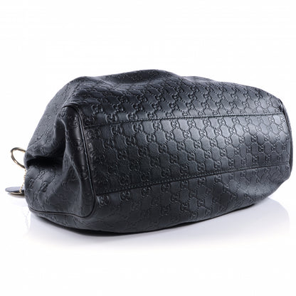 Gucci Guccissima Large Sukey Tote Black 4 of 8