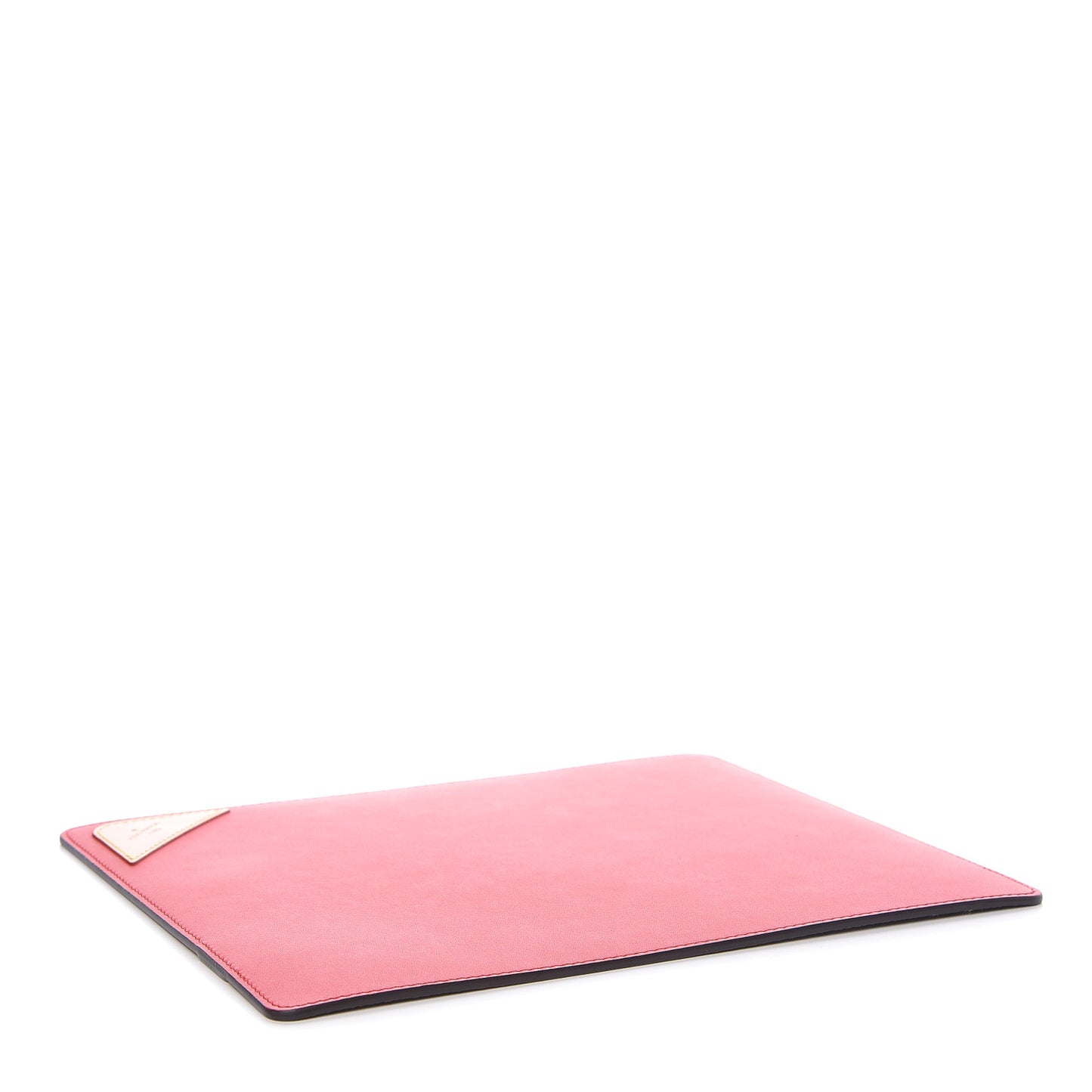 Calfskin Monogram Mouse Pad Red