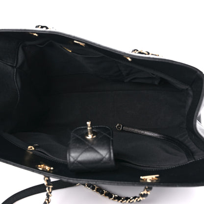 Chanel Caviar Quilted Large Shopping Tote Black 4 of 9