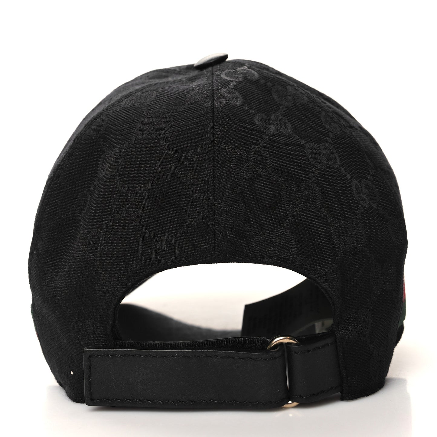 Monogram Web Baseball Hat S Black