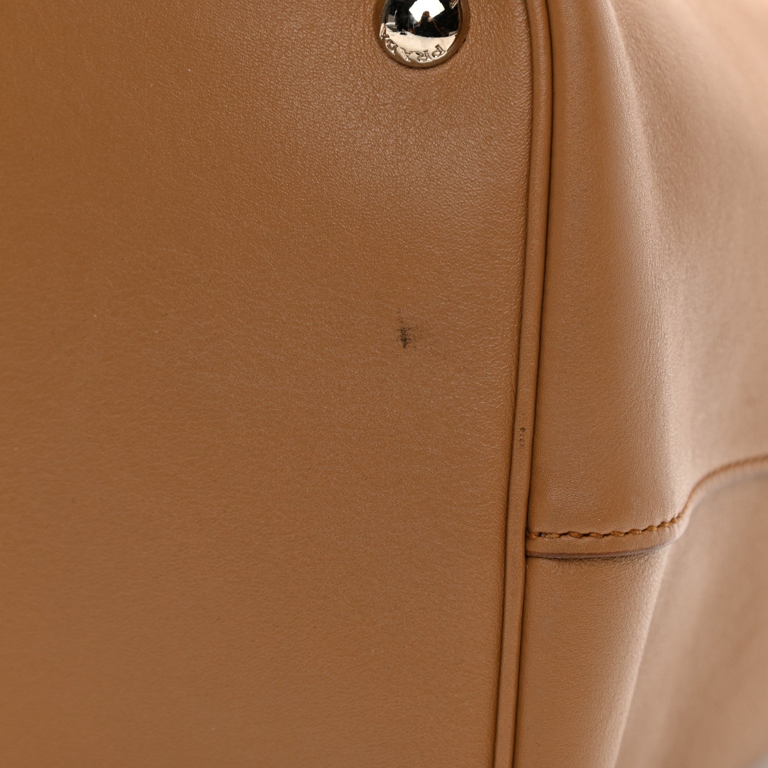 Prada City Calfskin Twin Tote Caramel 11 of 11
