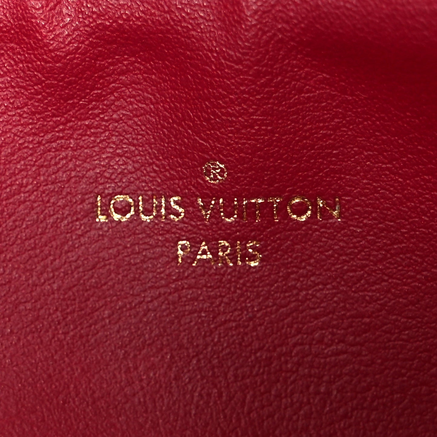 Monogram Pochette Felicie Chain Wallet Fuchsia