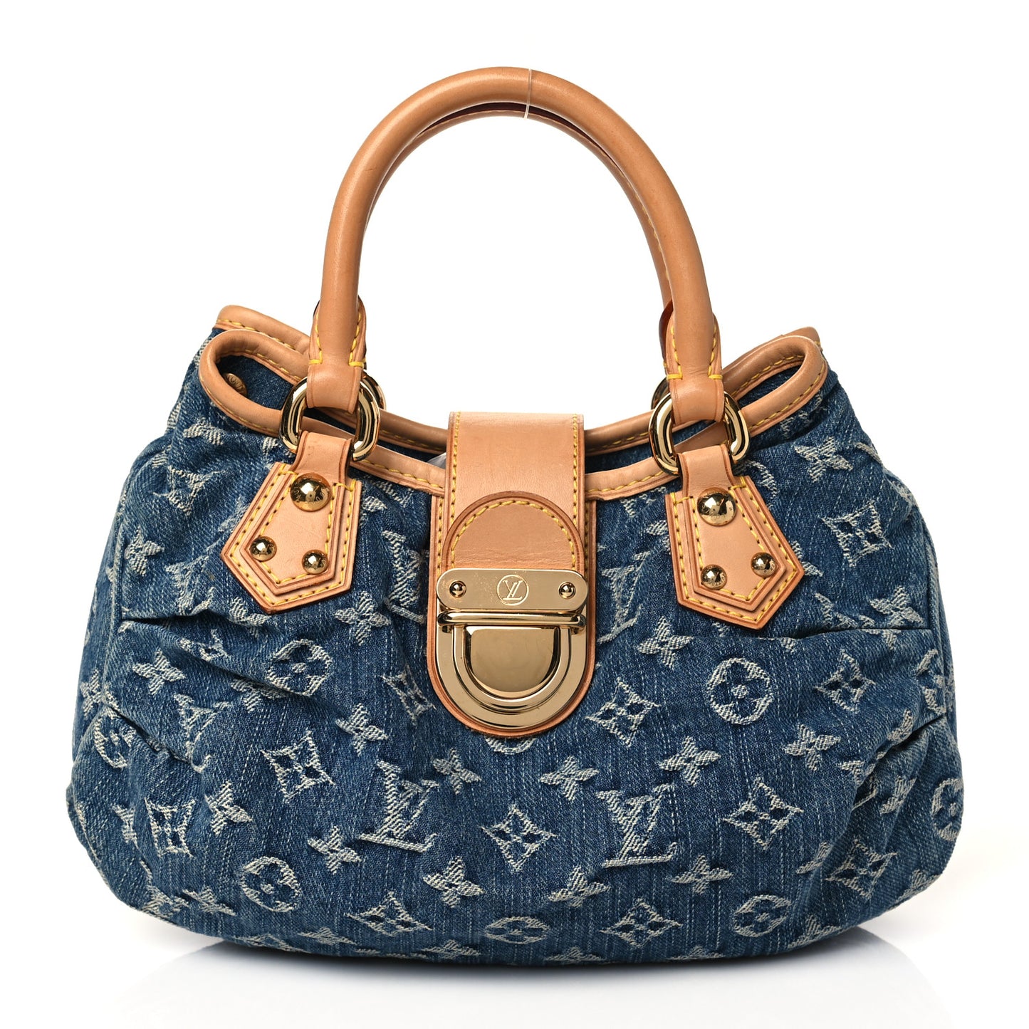 Monogram Denim Pleaty Blue