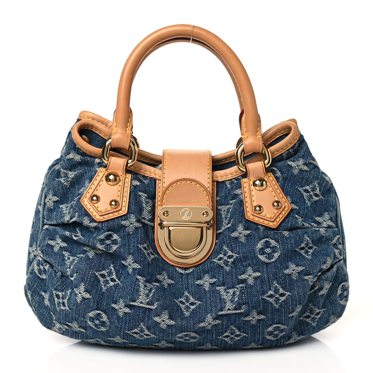 Louis Vuitton Monogram Denim Pleaty Blue 1 of 9