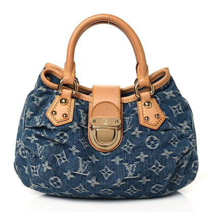 Louis Vuitton Monogram Denim Pleaty Blue 1 of 9