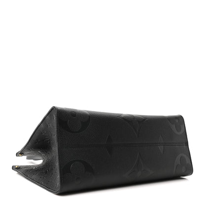 Louis Vuitton Empreinte Monogram Giant Onthego MM Black 4 of 9