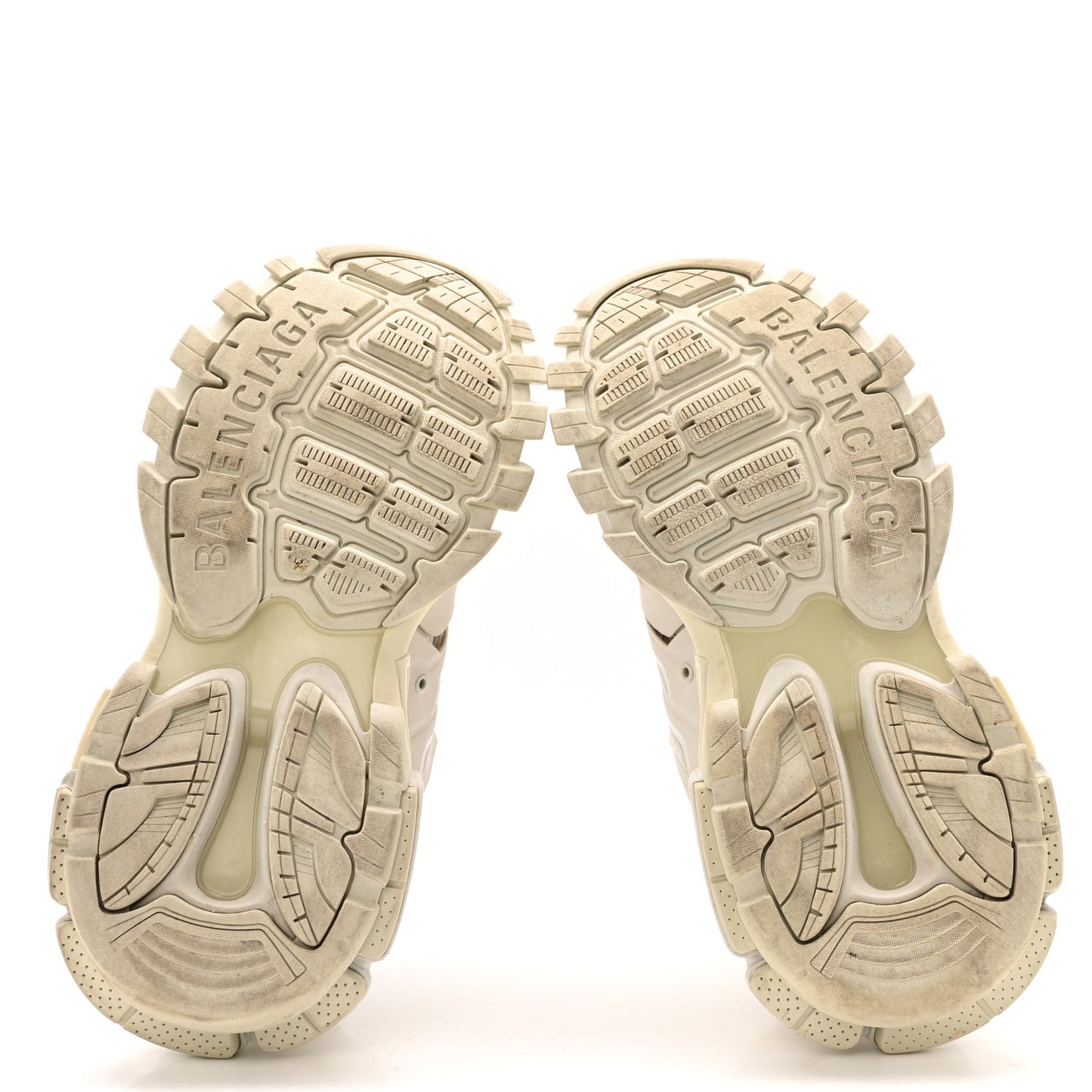 Rubber Mesh Fabric Monocolor Recycled Sole Womens Track Sneakers 39 White