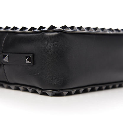 Valentino Garavani X UNDERCOVER Calfskin Rockstud Rose Print Camera Crossbody Bag Black 6 of 8