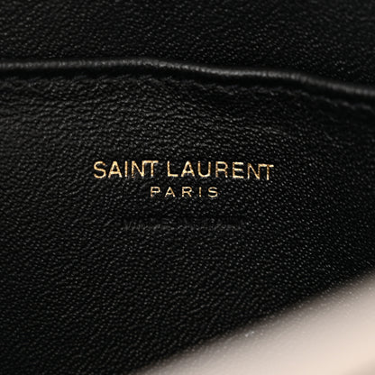 Saint Laurent Calfskin Monogram Baby Cabas Fog 6 of 12