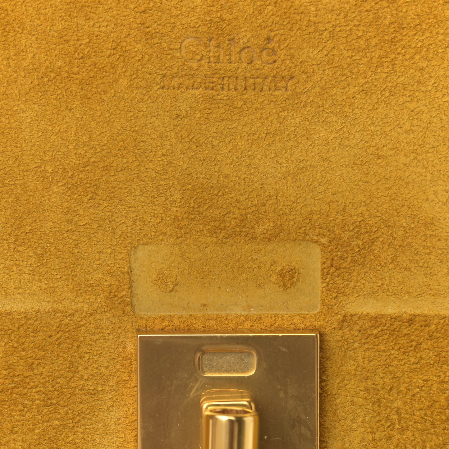 Suede Calfskin Patchwork Mini Drew Shoulder Bag Tobacco