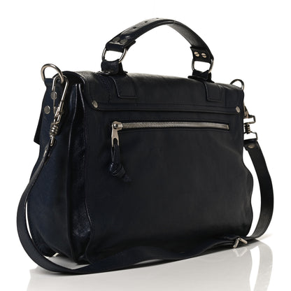 Proenza Schouler Lambskin Medium PS1 Satchel Navy 3 of 13