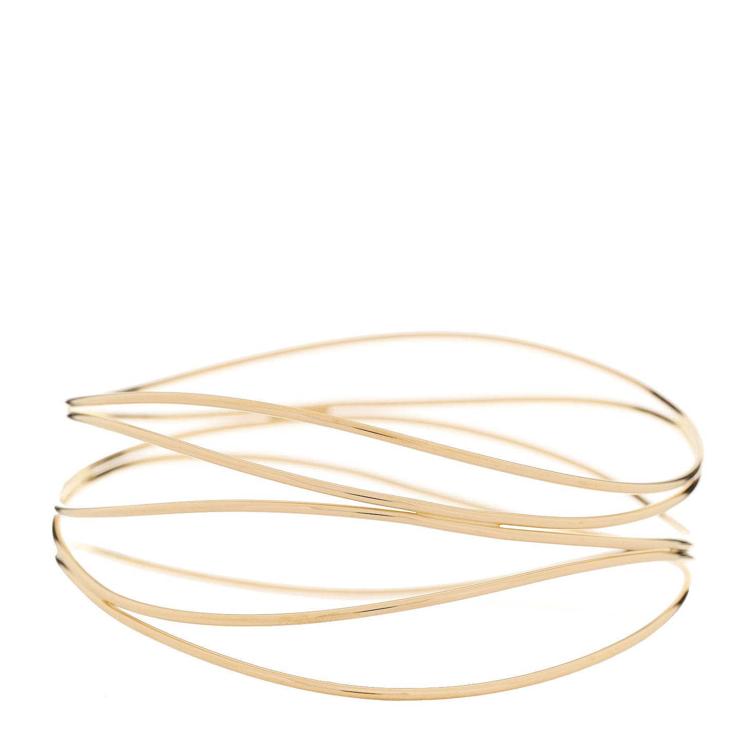 18K Yellow Gold Elsa Peretti Wave Five-Row Bracelet