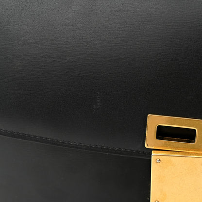 Celine Box Calfskin Medium Classic Box Flap Bag Black 16 of 16
