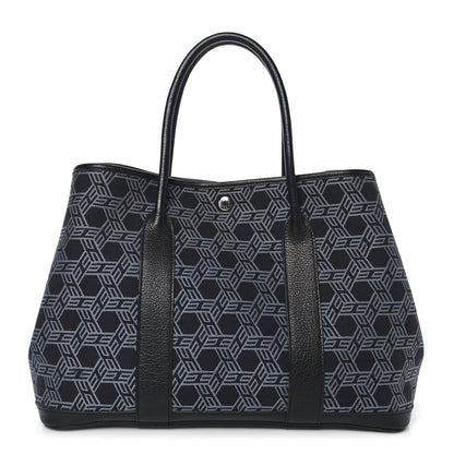 Hermes Toile SO H Vache Country Garden Party 36 MM Black 1 of 11