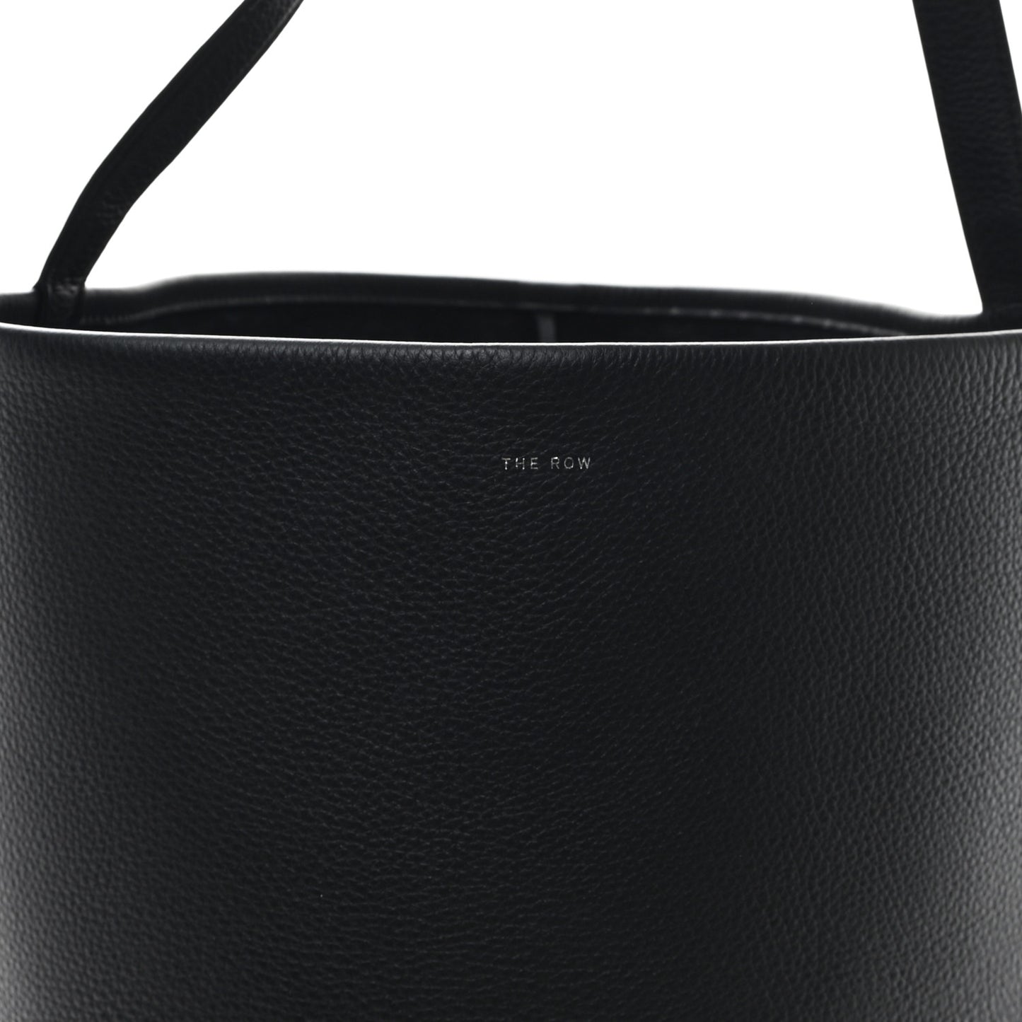 Grained Calfskin Large N/S Park Tote Black