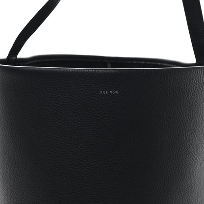 The Row Grained Calfskin Large N/S Park Tote Black 7 of 9
