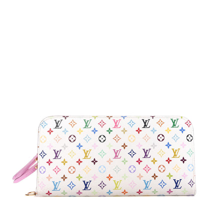 Louis Vuitton Monogram Multicolor Insolite Wallet White Litchi 1 of 7