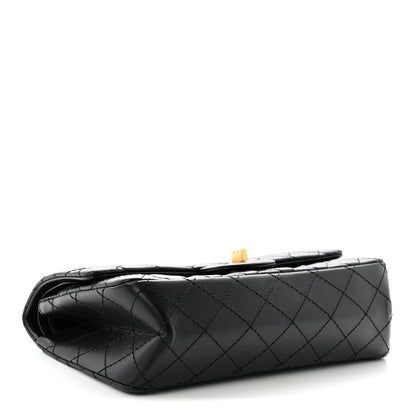 Chanel Aged Calfskin Quilted 2.55 Reissue 225 Flap Black 4 of 11