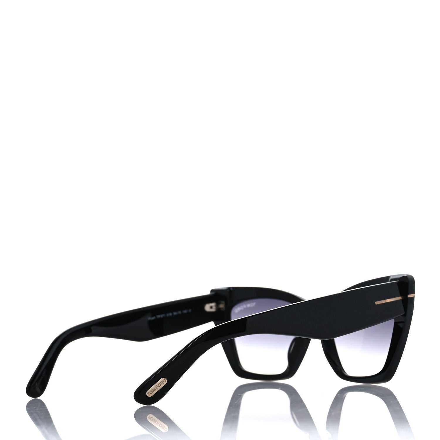 Tom Ford Acetate Wyatt Sunglasses TF871 Black 4 of 8