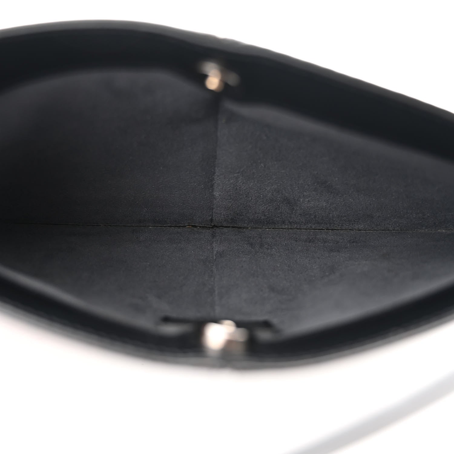 Louis Vuitton LOUIS VUITTON Epi Demi Lune Pochette Black 5 of 9