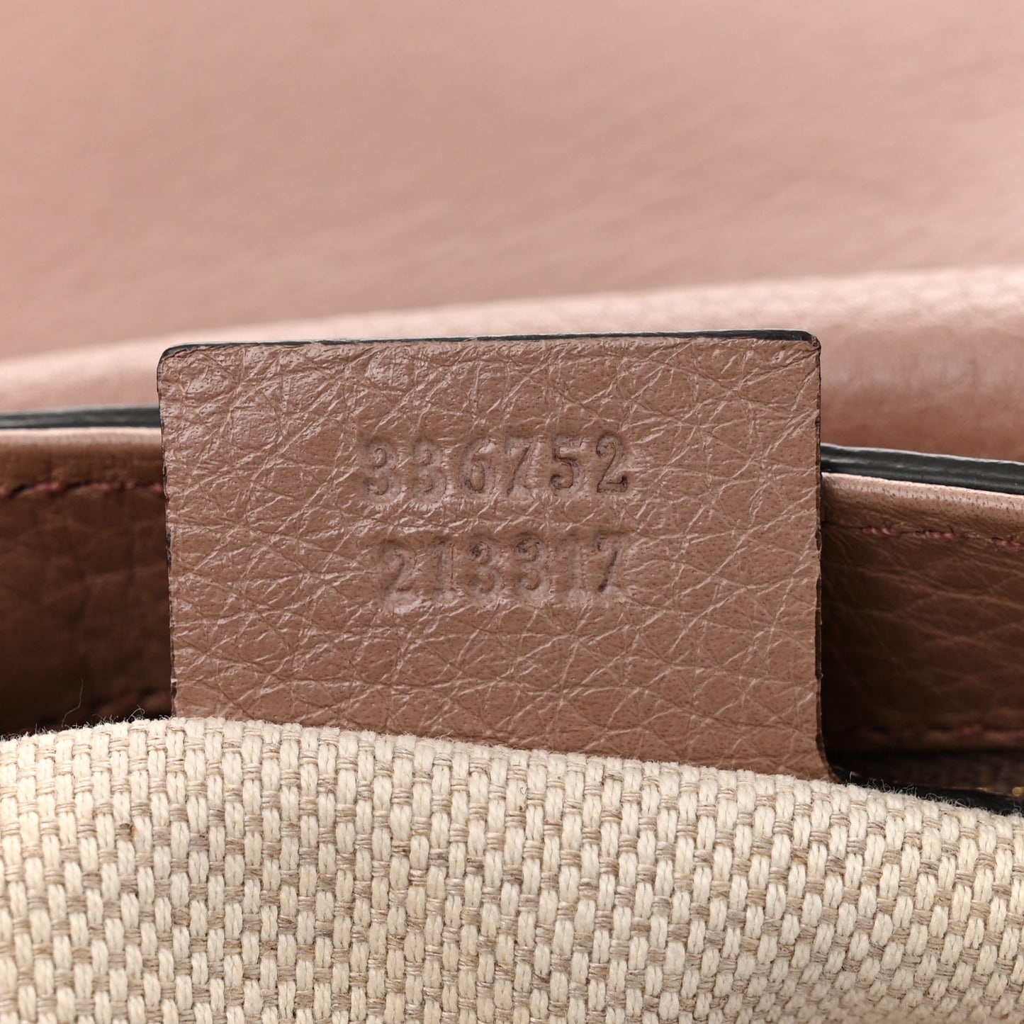 Pebbled Calfskin Medium Soho Flap Crossbody Pale Pink