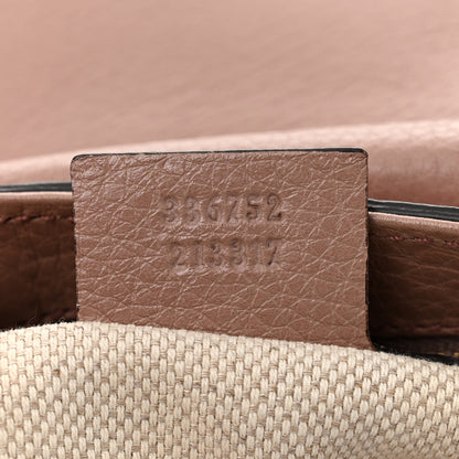 Gucci Pebbled Calfskin Medium Soho Flap Crossbody Pale Pink 7 of 11