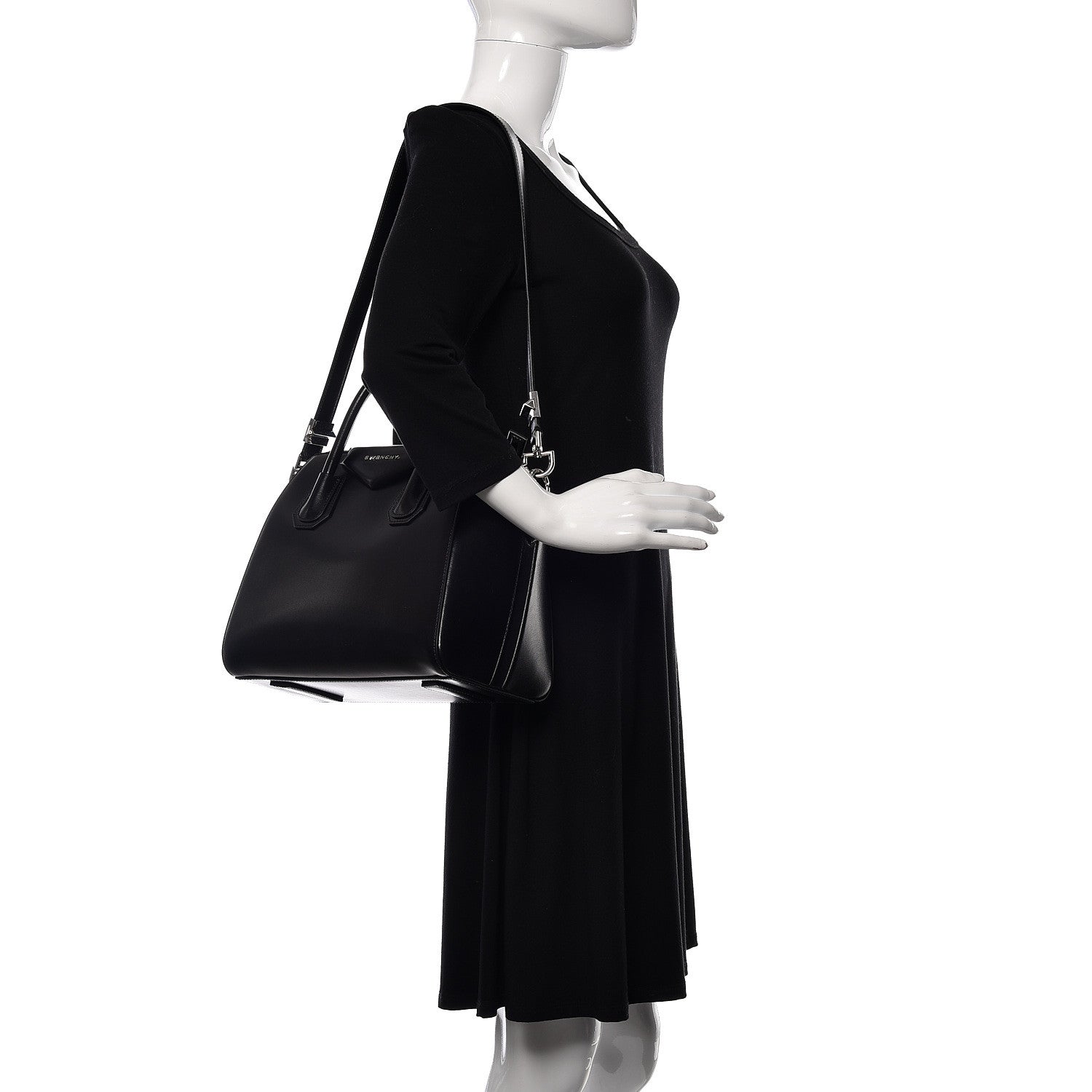 Givenchy Shiny Lord Calfskin Small Antigona Black 3 of 11