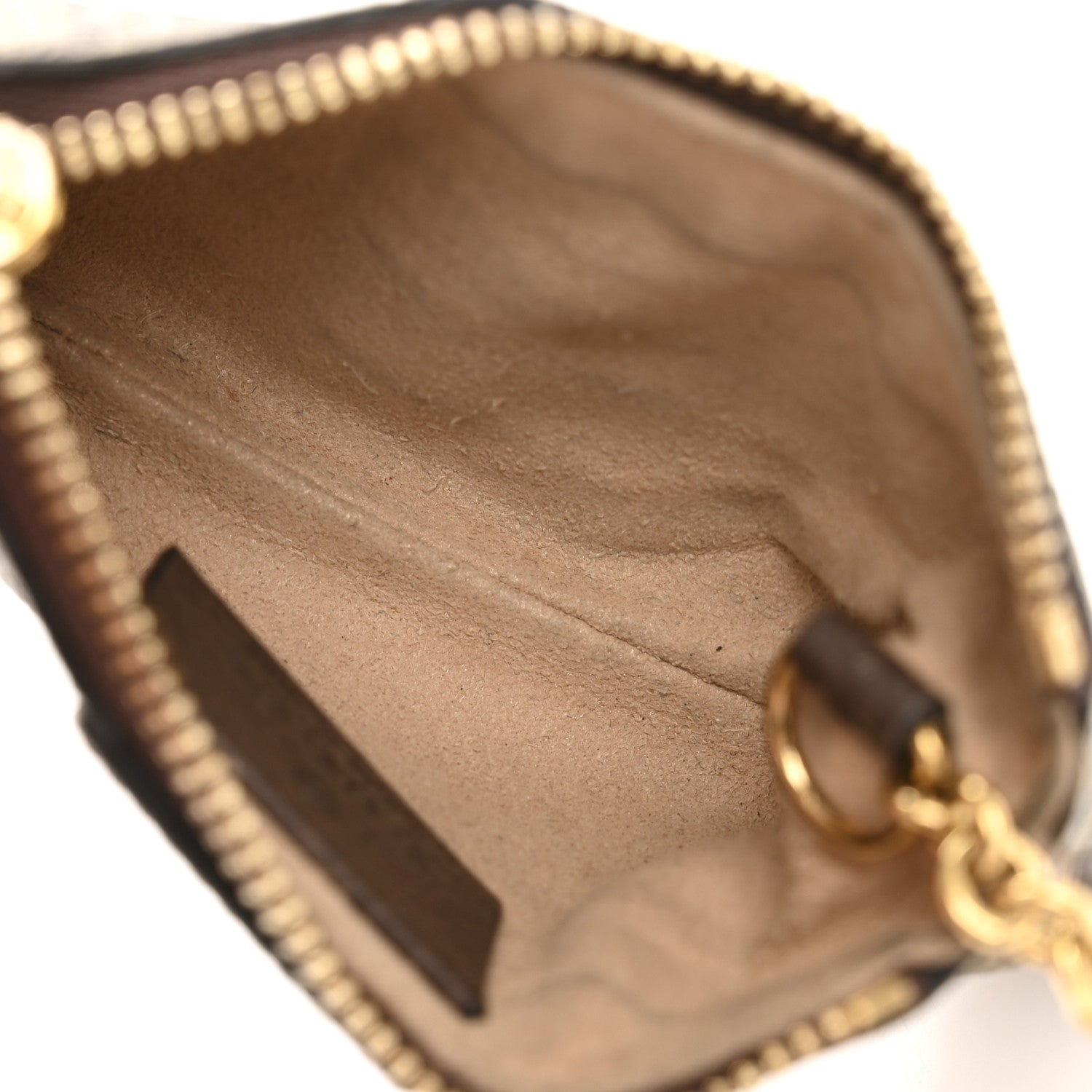 Gucci GG Supreme Monogram Web Ophidia Key Case Beige New Acero 5 of 8