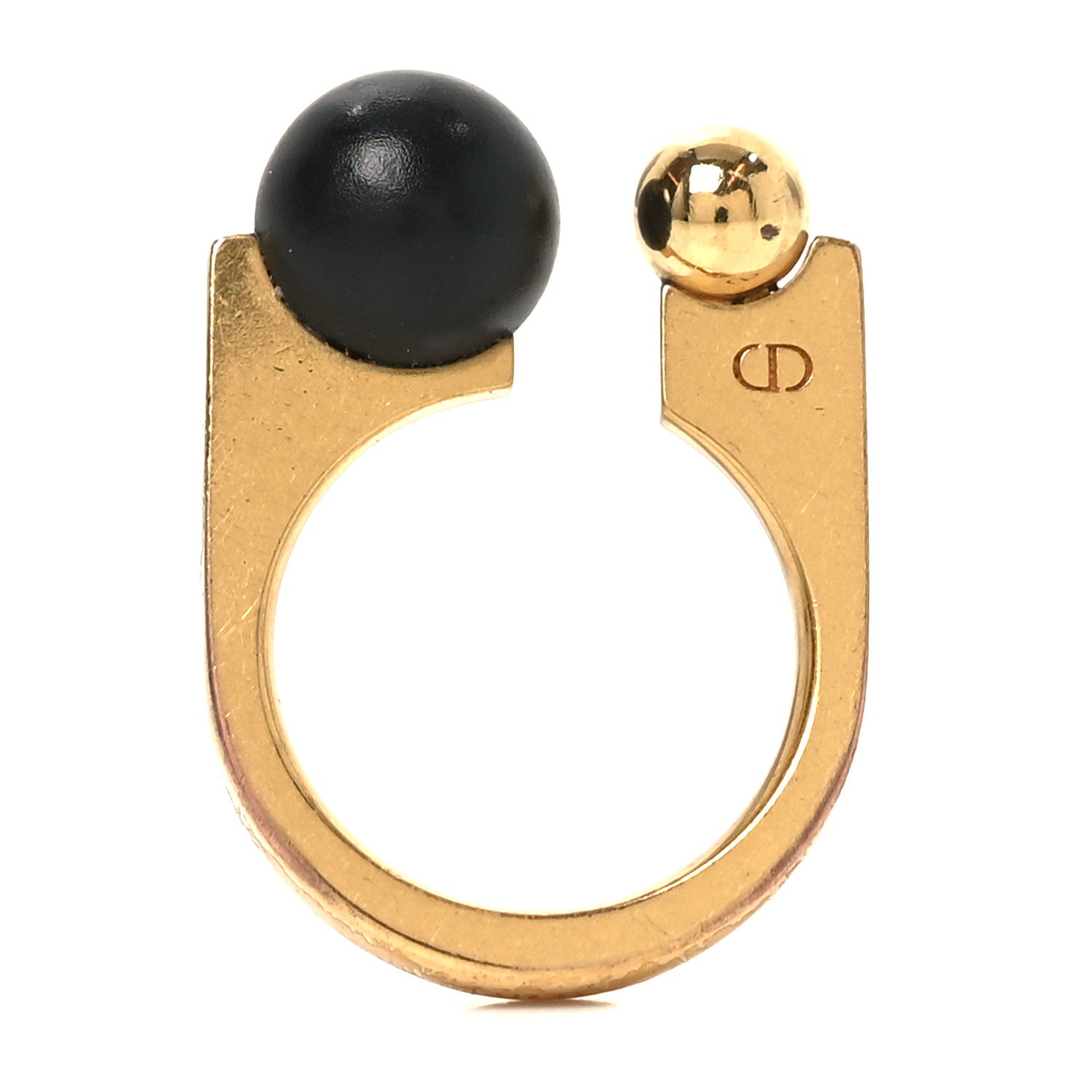 Christian Dior Metal Tribales New Look Ring M 52 6 Black Gold