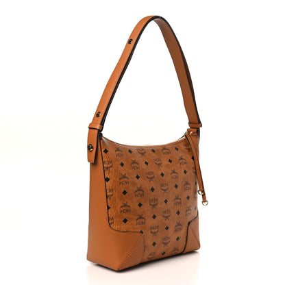 MCM Visetos Medium Klara Hobo Cognac 3 of 8
