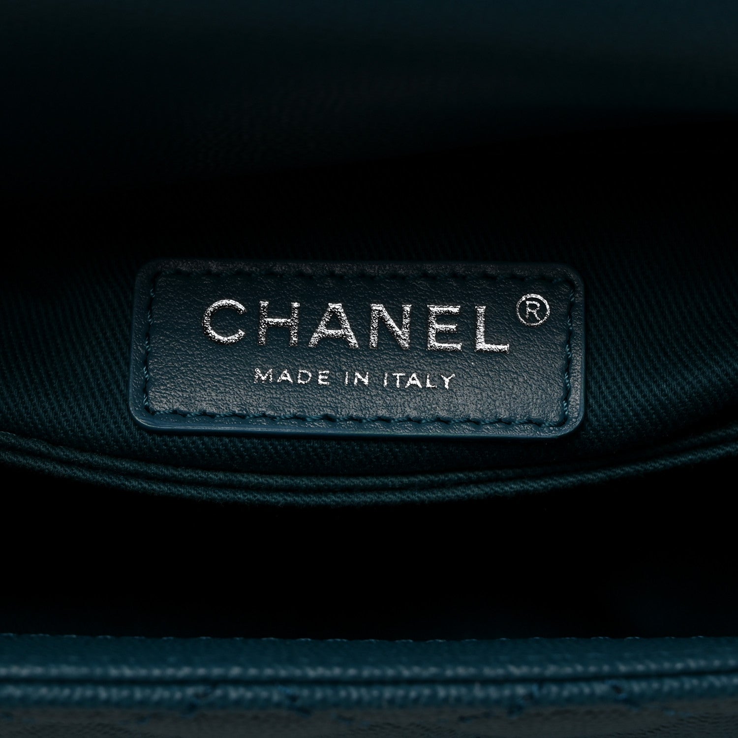 Chanel Caviar Quilted Incognito Mini Coco Handle Flap Dark Turquoise 6 of 10