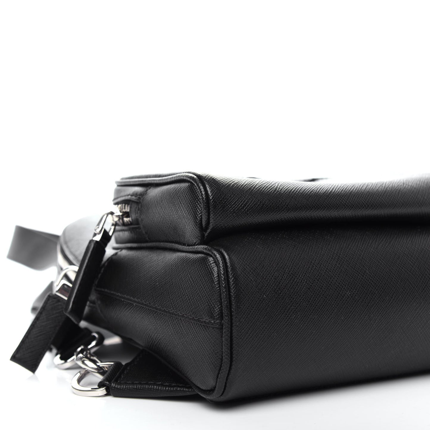 Saffiano Sling Backpack Black
