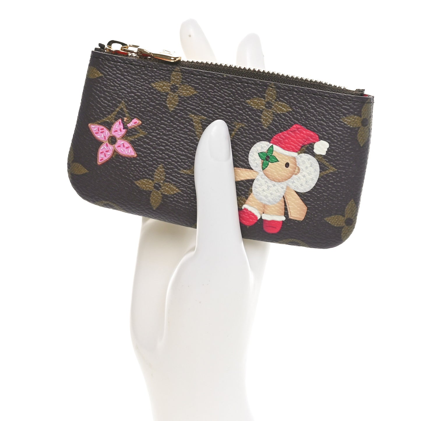 Monogram 2024 Christmas Animation Candy Factory Key Pouch Candy Red