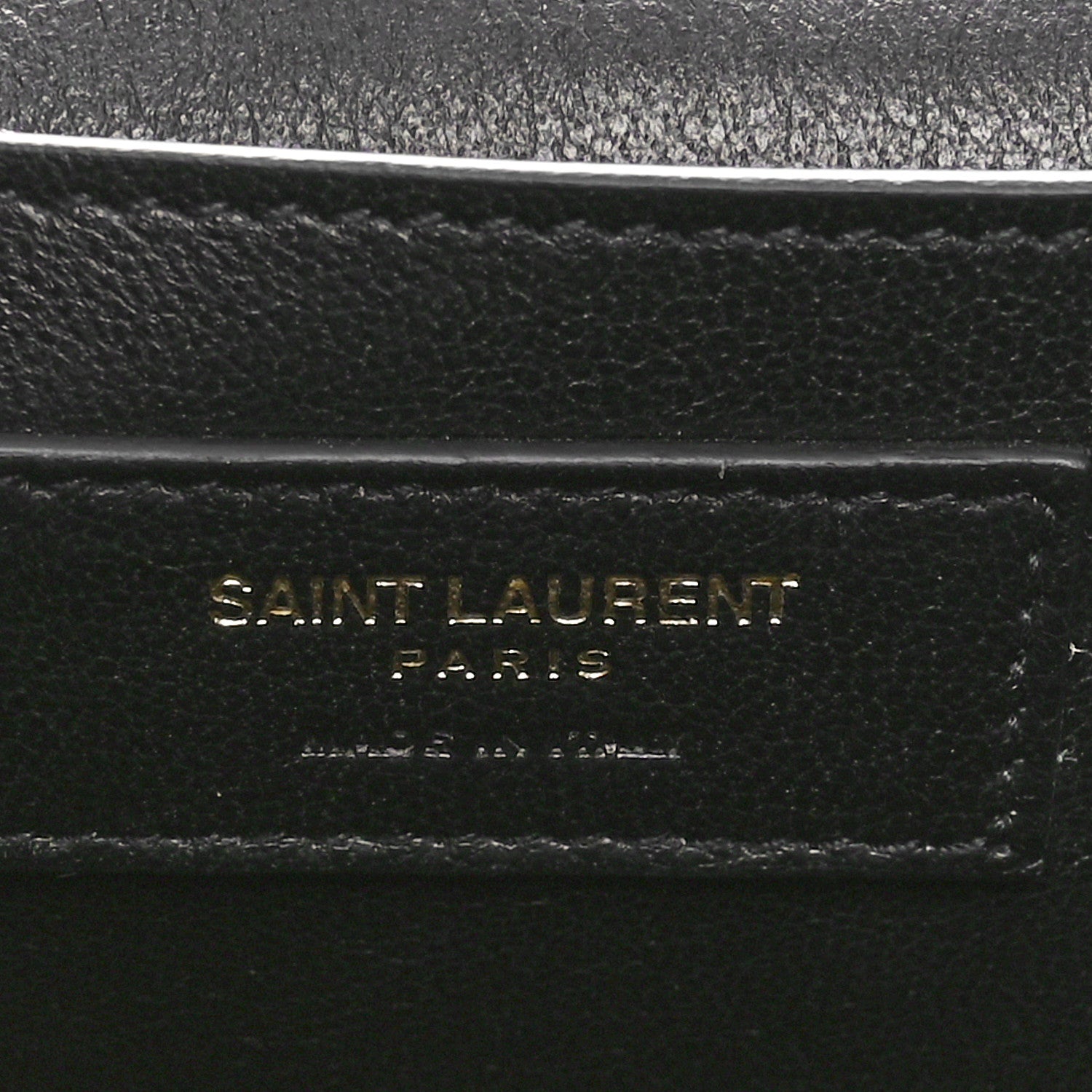 Saint Laurent Smooth Calfskin Spontini Saddle Bag Black 6 of 10