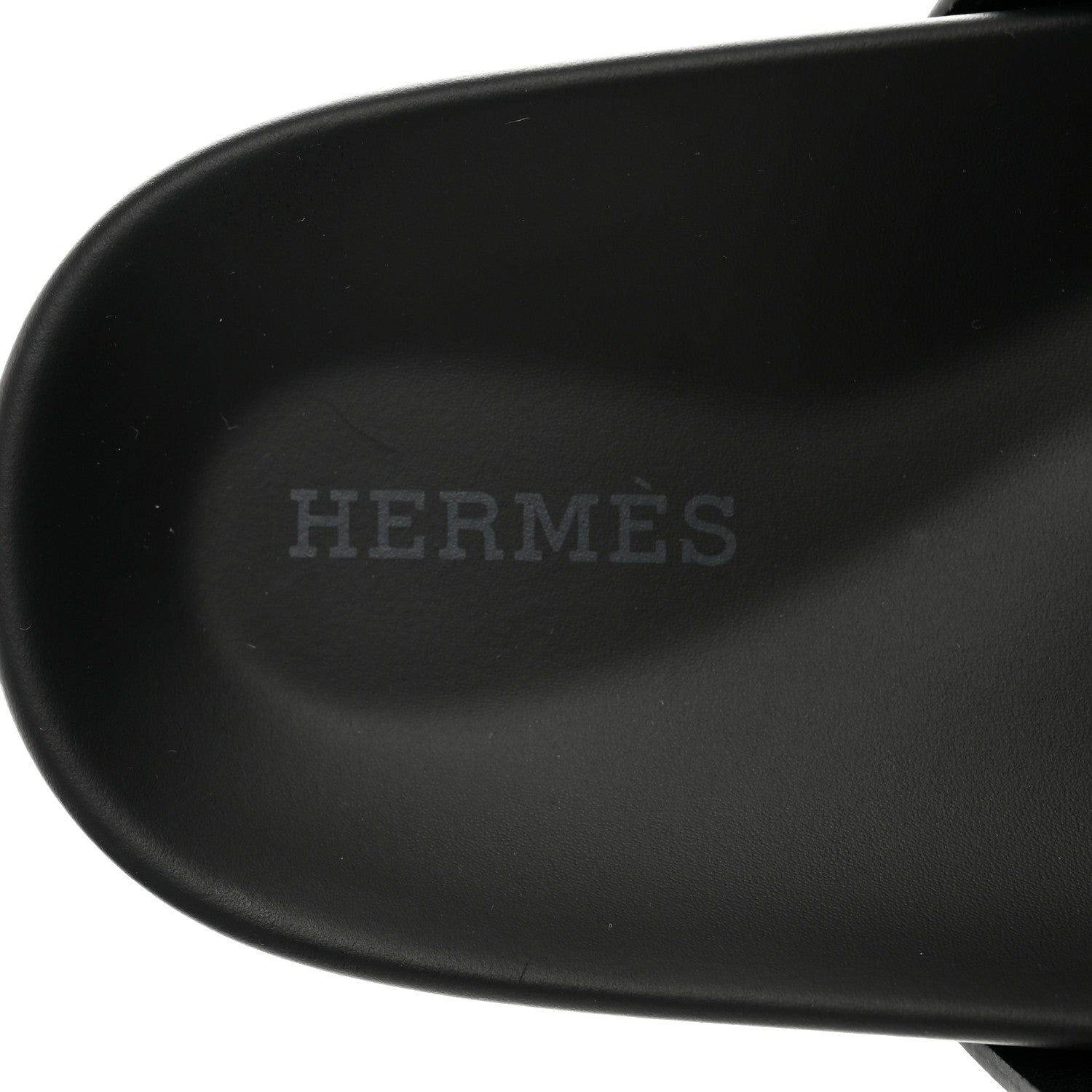 Hermes Calfskin Womens Chypre Sandals 36.5 Black 7 of 10